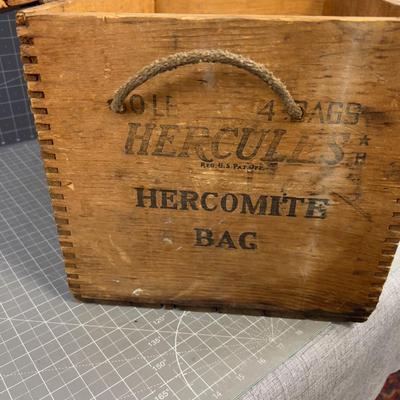 HERCULES Powder Wood Box 
