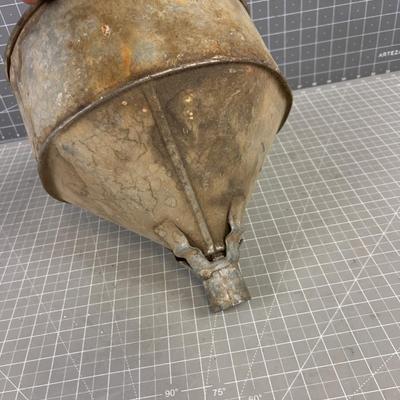 Antique Galvanized Funnel 