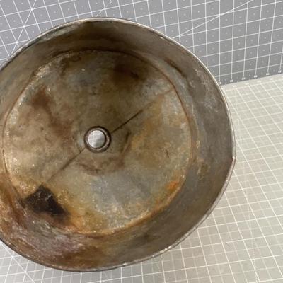 Antique Galvanized Funnel 