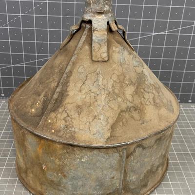 Antique Galvanized Funnel 