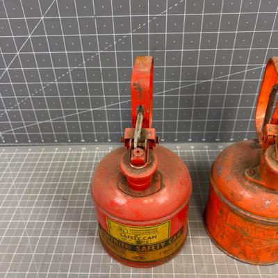 2 Just Rite Safety Can for Fuels 