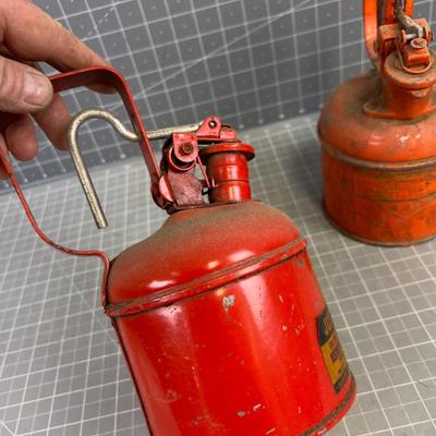 2 Just Rite Safety Can for Fuels 