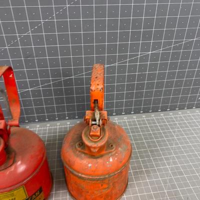 2 Just Rite Safety Can for Fuels 