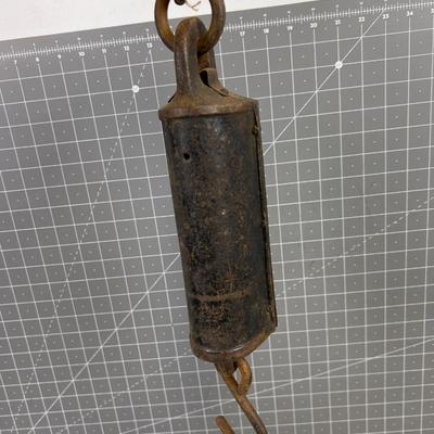 200 Pound Antique Spring Scale