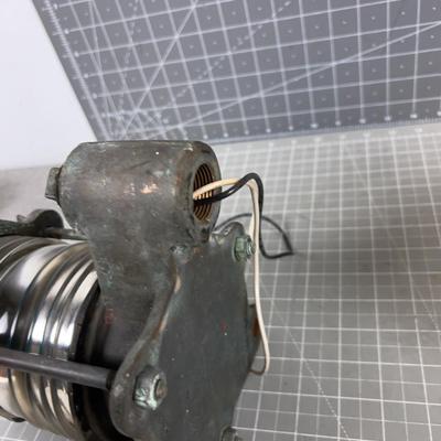 2 Brass Ship Lights with Clear Lens 