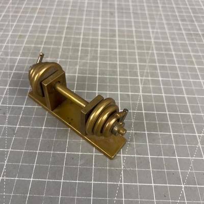 Darling Brass Tiny Barbell 
