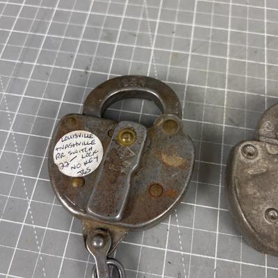 3 Railroad Locks 