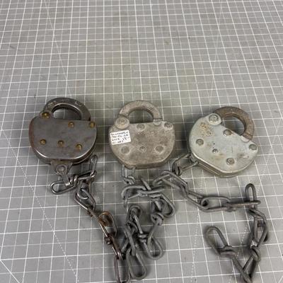 3 Railroad Locks 