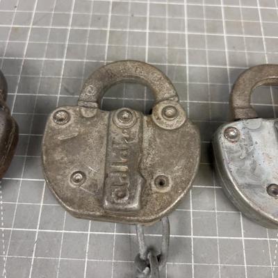 3 Railroad Locks 
