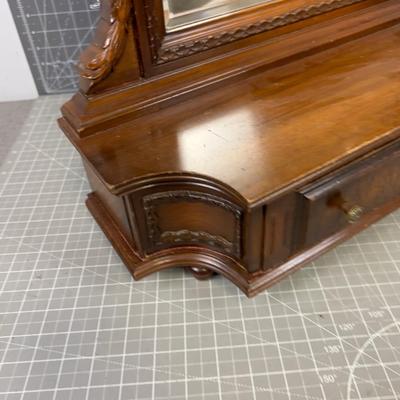 Walnut Mirror Dresser Mirror, OLD 