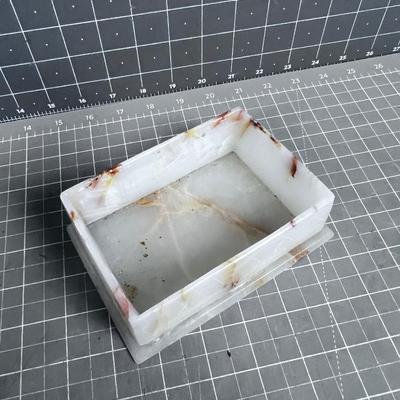 Alabaster Box with Lid