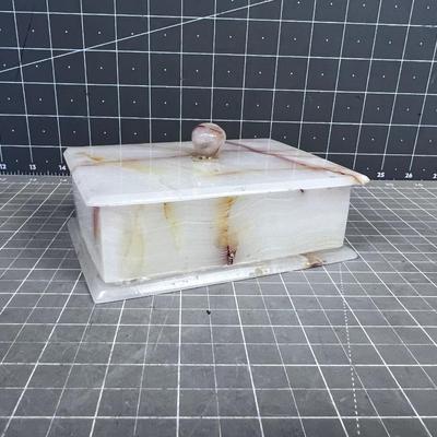 Alabaster Box with Lid