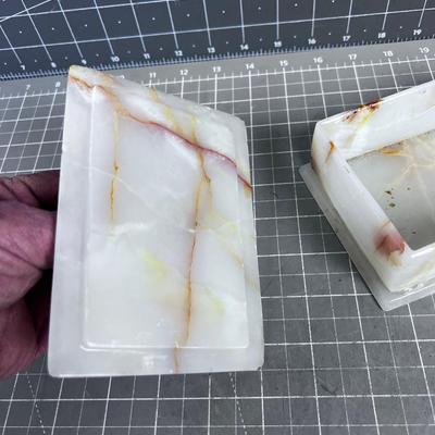 Alabaster Box with Lid