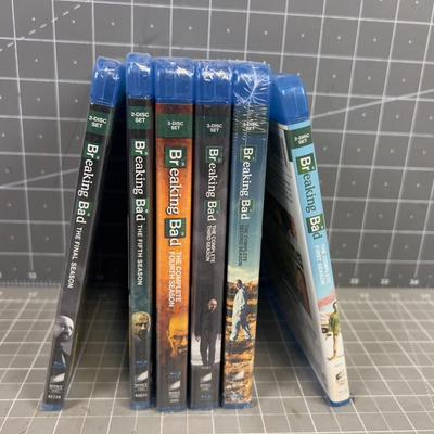 Breaking Bad 6 Seasons DVD Blue Ray mostly NEW