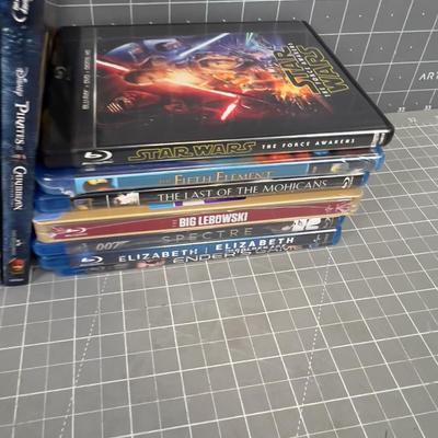 Pile of Blue Ray DVD's 