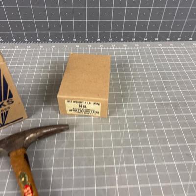 Tacks and Upholstery Hammer