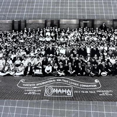 Walther League 1922 International Omaha Convention, PHOTO! 
