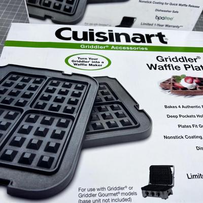 2 Cuisinart Gridler Waffle Plates 
