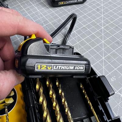 Dewalt 12 Volt Lithium Battery DRILL 