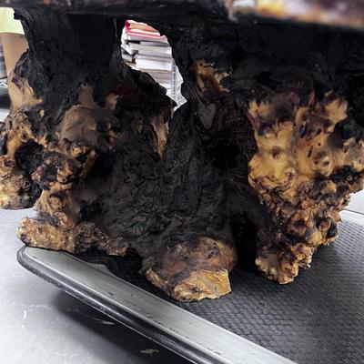 BURL Vintage Coffee Table Ranch Style from the 60's
