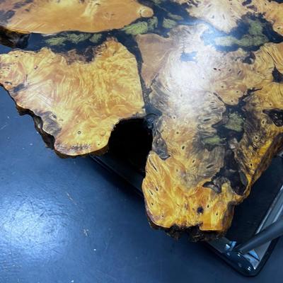BURL Vintage Coffee Table Ranch Style from the 60's