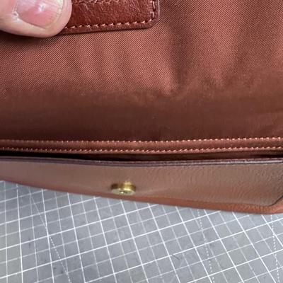 Genuine Fossil Purse, Carmel Brown 