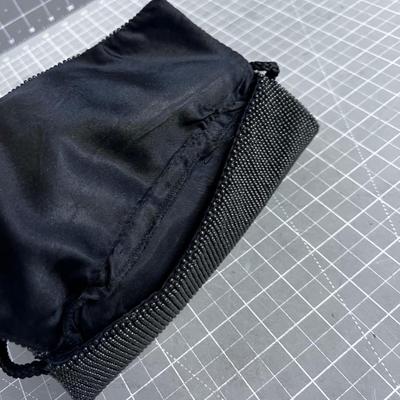 Nice Black Beaded Evening Bag