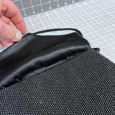 Nice Black Beaded Evening Bag