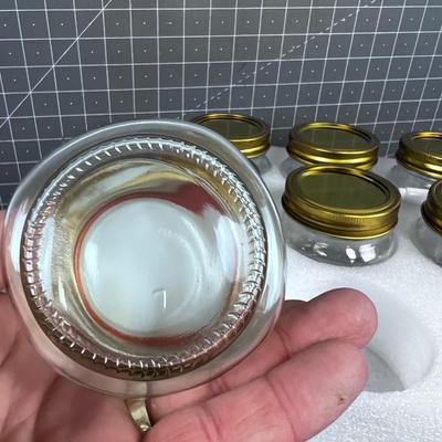 22 Small 1/3 to 1/2 Pint JARS NEW 