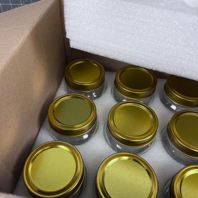 22 Small 1/3 to 1/2 Pint JARS NEW 