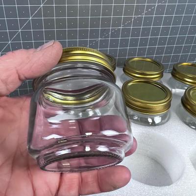 22 Small 1/3 to 1/2 Pint JARS NEW 