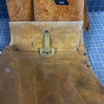 2 Leather Tool Pouches 