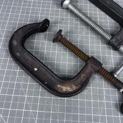 2 5" C Clamps 