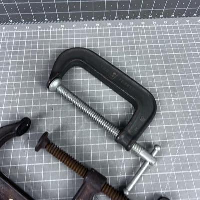 2 5" C Clamps 
