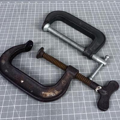 2 5" C Clamps 