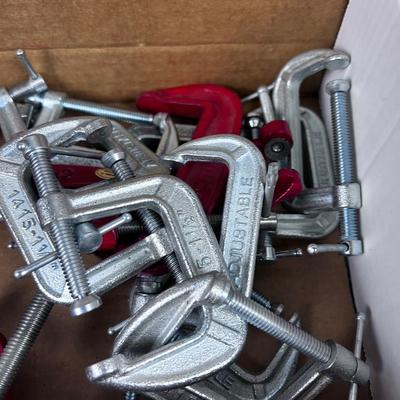 Bunch of Small C Clamps; 1", 2", 3"
