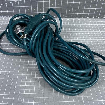 50 Foot GREEN Extension Cord.