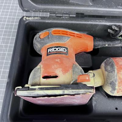 RIGID Palm Sander with Case 