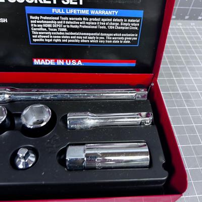HUSKY Metric Socket 24 Piece SET 