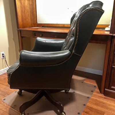 Hancock & Moore Leather Tufted Office Chair (BO-MG)