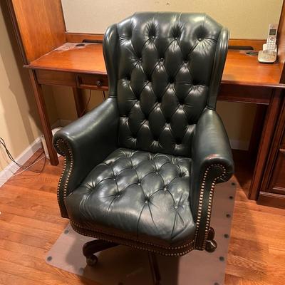 Hancock & Moore Leather Tufted Office Chair (BO-MG)