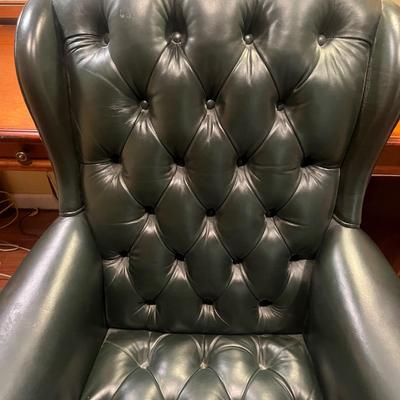 Hancock & Moore Leather Tufted Office Chair (BO-MG)