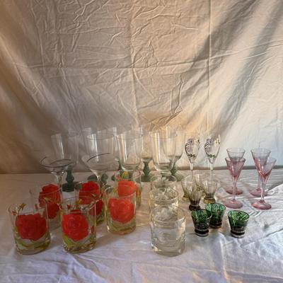 Villeroy & Boche + An Assortment of Colorful Glassware (PBC-DZ)