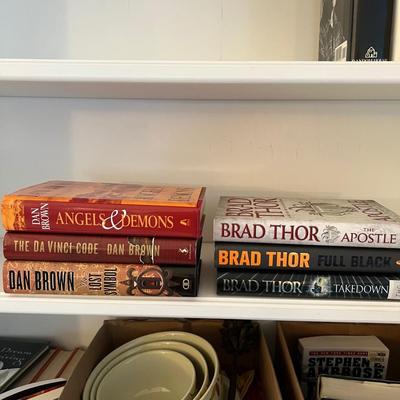 Baldacci, Follett, Michener & More Novels, Inc. First Editions (LR-RG)