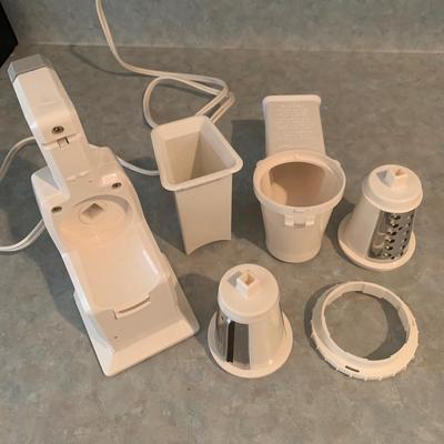 Food Processor, Blender, Citrus Juicer, Salad Shooter, & Can Opener (K-HS)