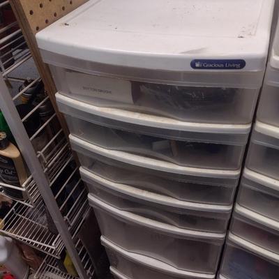 Multi-Drawer Storage Tower with Contents Choice B