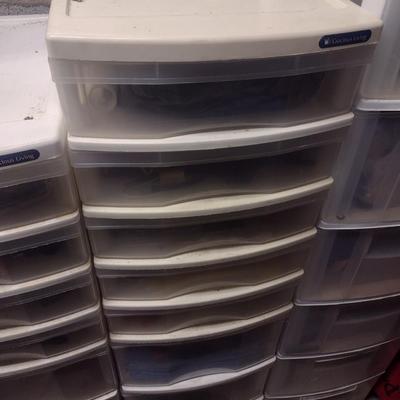 Multi-Drawer Storage Tower with Contents Choice C