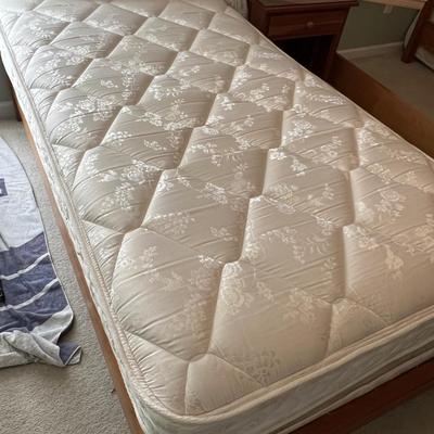 Matching Twin Bed Frames & Side Table (GB-RG)