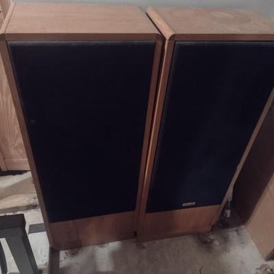 Pair of Vintage Onkyo S-70 Four Way Speakers