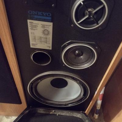 Pair of Vintage Onkyo S-70 Four Way Speakers